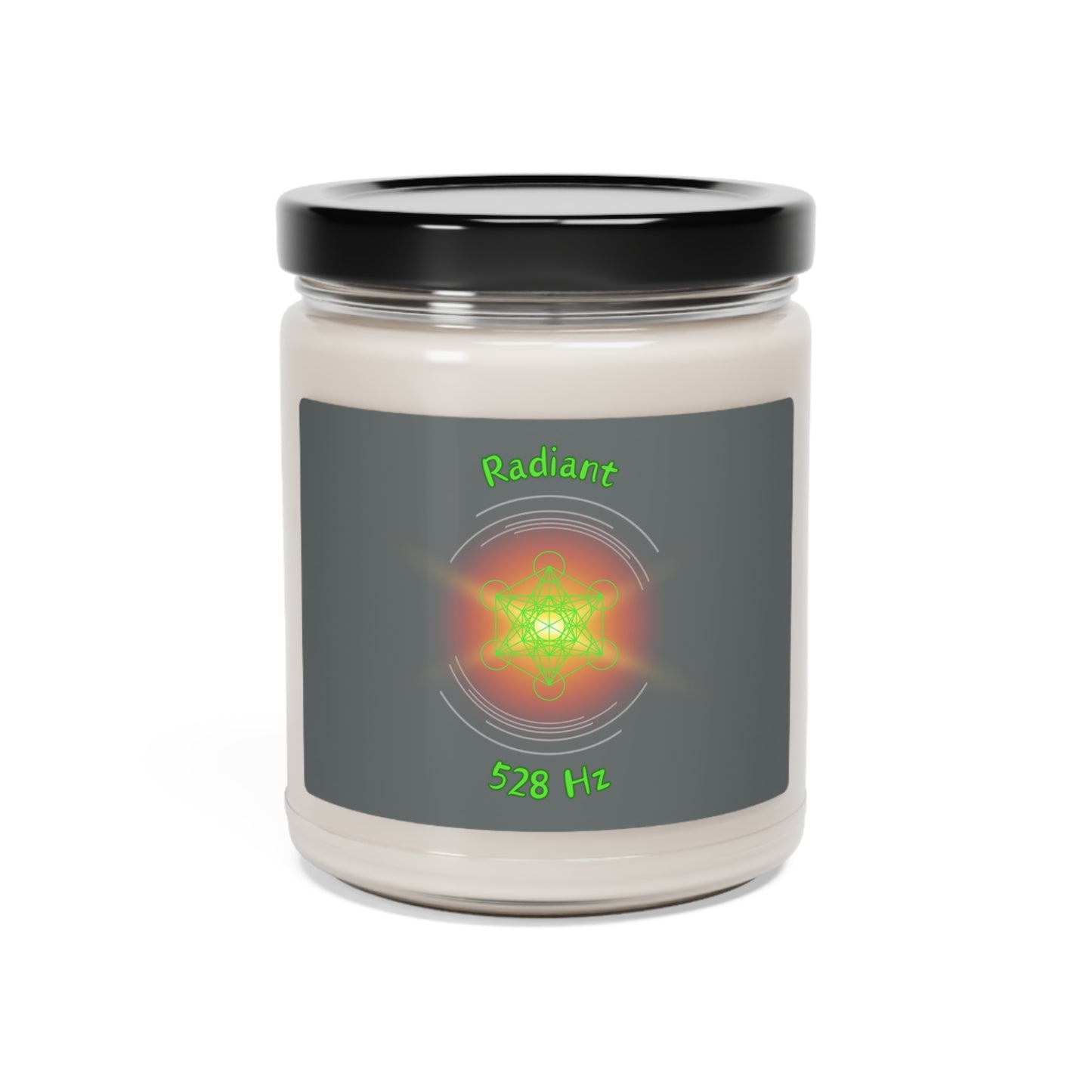 528 Hz Radiant (O1) Scented Soy Candle, 9oz