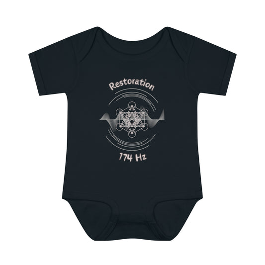 174 Hz Restoration (W1) Infant Baby Rib Bodysuit