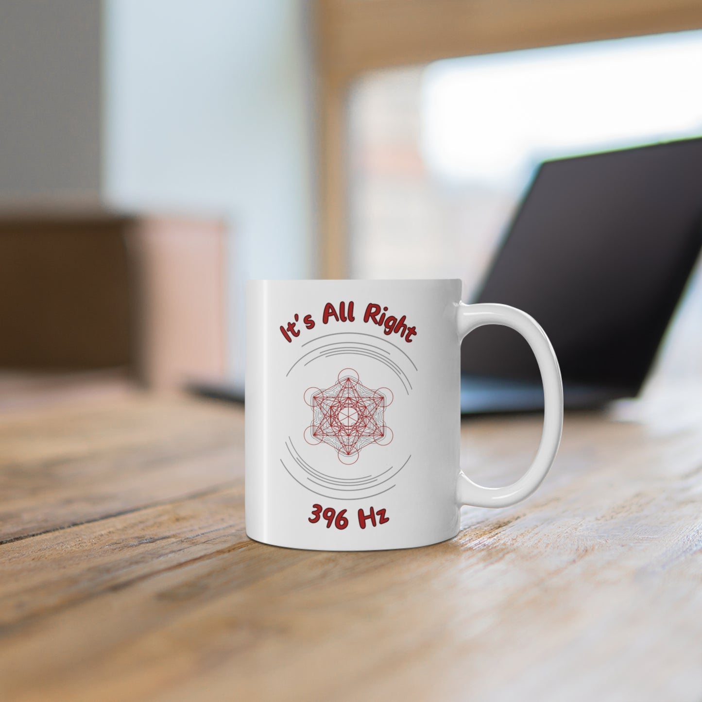 396 Hz It's All Right (C1) Mug  (Original Series - Crystal)