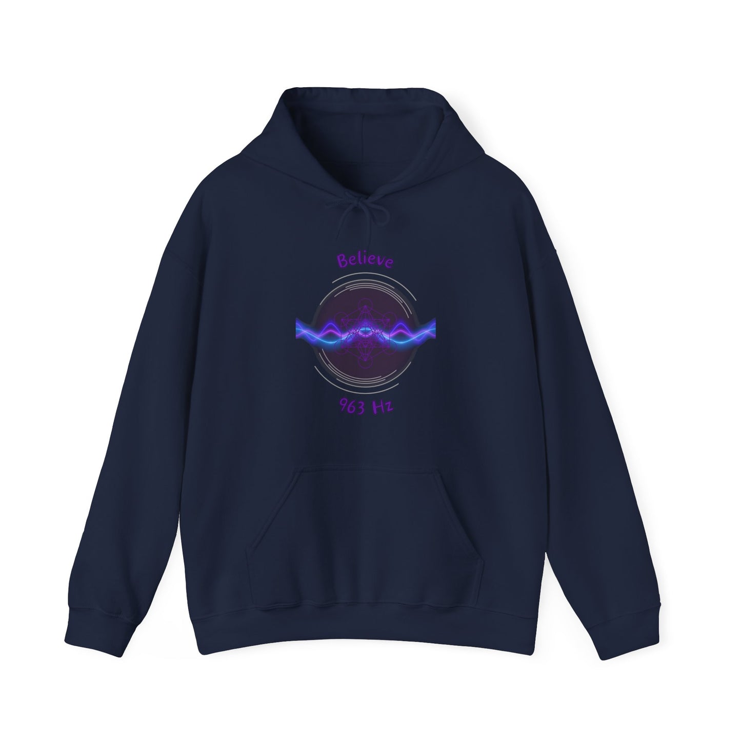 963 Hz Believe (W1) Hoodie