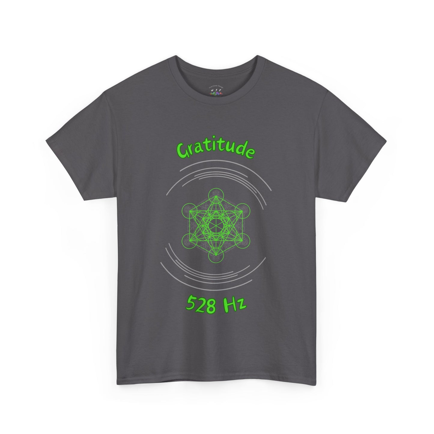 528 Hz Gratitude (C1) T-Shirt (Original Series - Crystal)