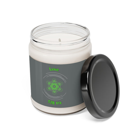 528 Hz Love (C1) Scented Soy Candle, 9oz (Original series - Crystal)