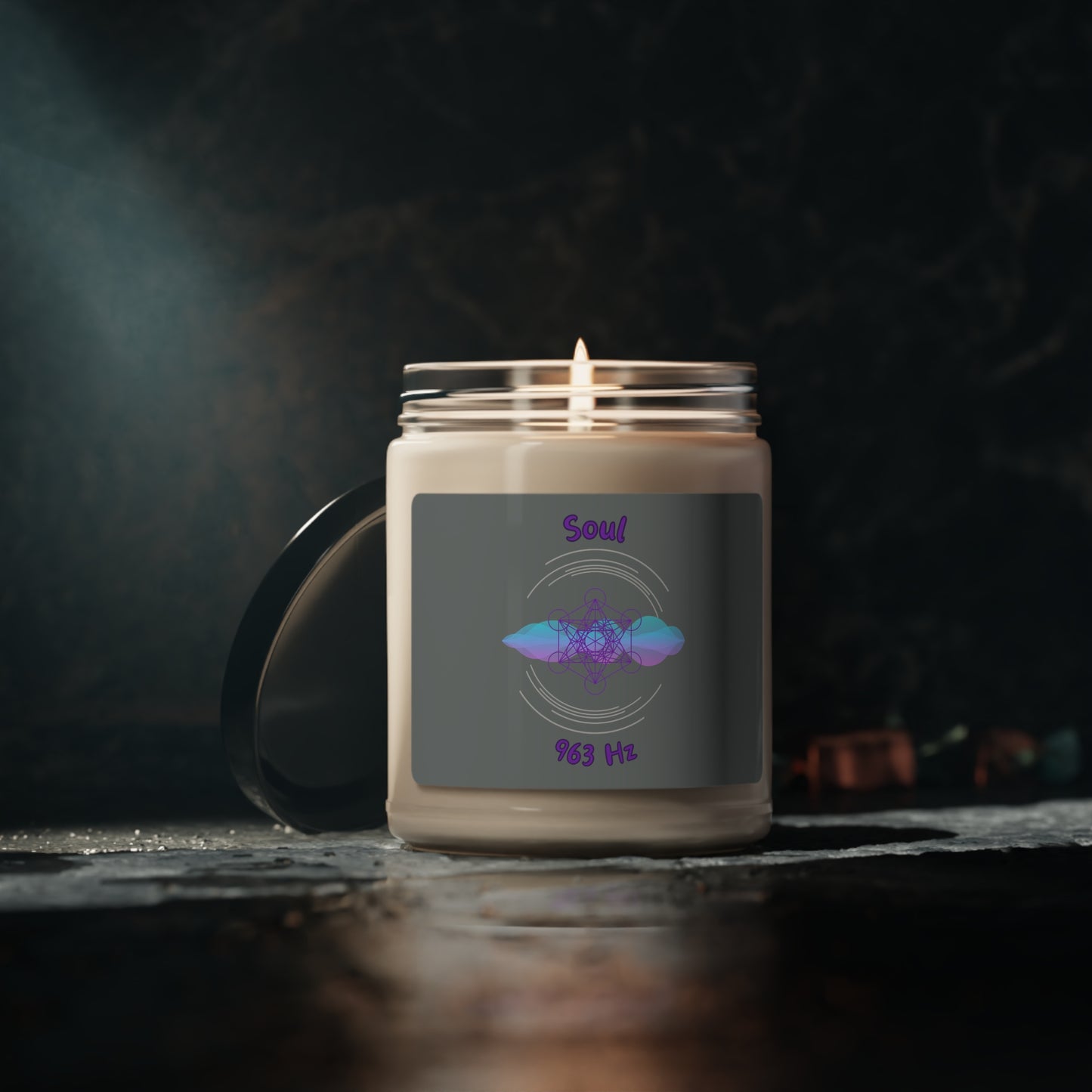 963 Hz Soul (W1) Scented Soy Candle, 9oz