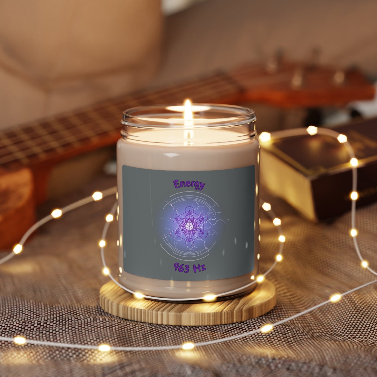 963 Hz Energy (O2) Scented Soy Candle, 9oz