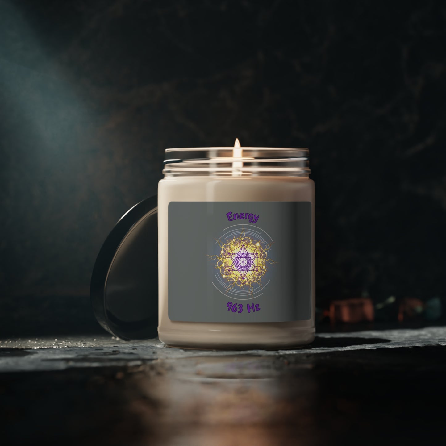 963 Hz Energy (O3) Scented Soy Candle, 9oz