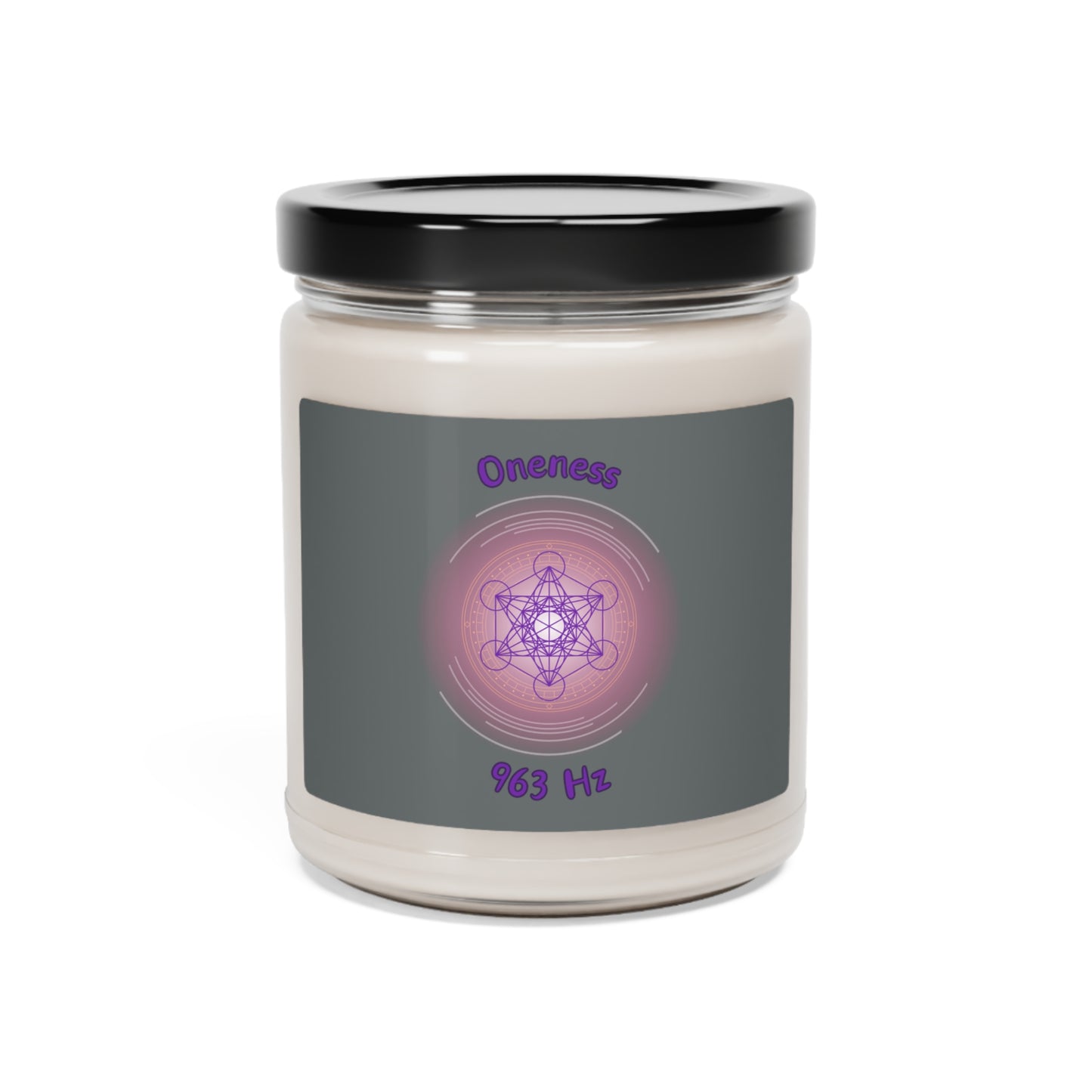 963 Hz Oneness (O1) Scented Soy Candle, 9oz