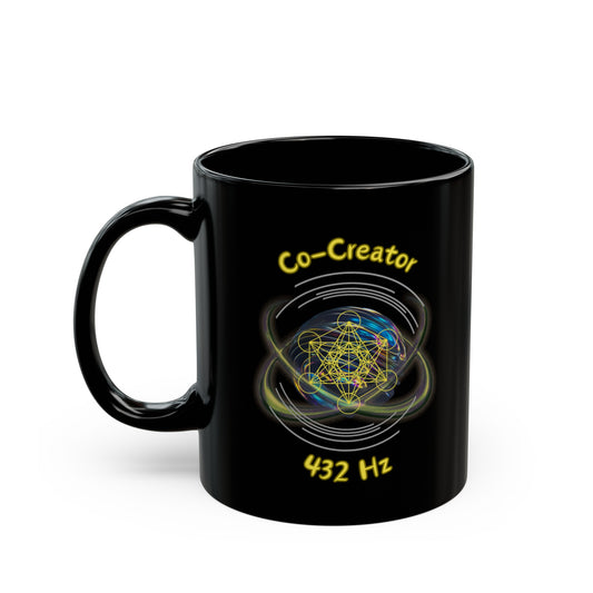 432 Hz Co-Creator (O1) Black Mug