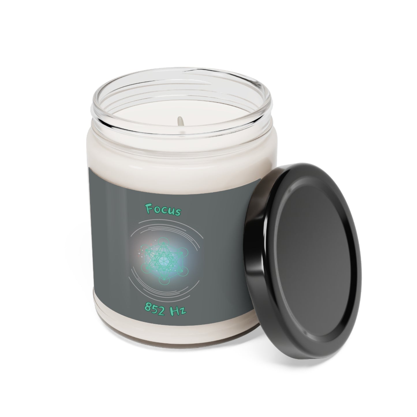 852 Hz Focus (O1) Scented Soy Candle, 9oz