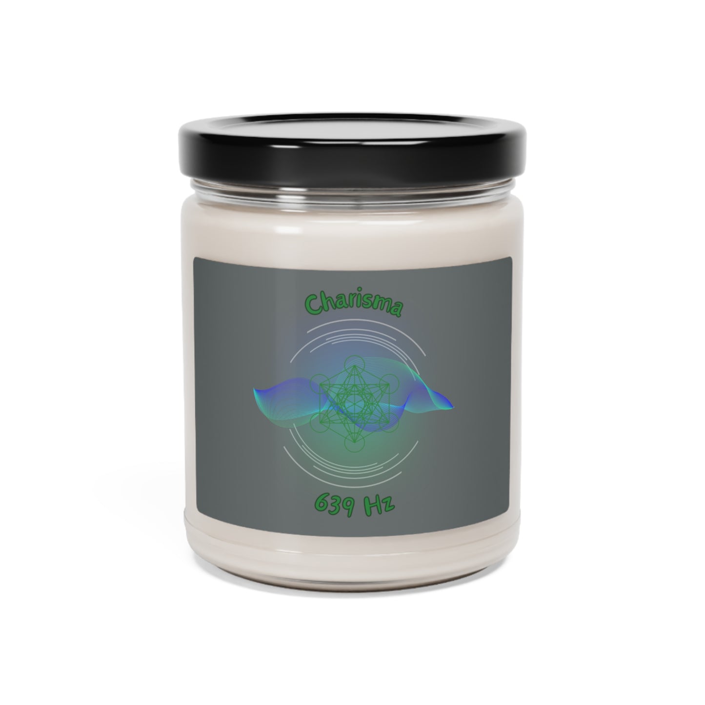 639 Hz Charisma (W1) Scented Soy Candle, 9oz