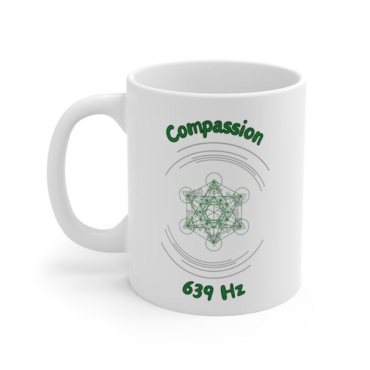 639 Hz Compassion (C1) Mug  (Original Series - Crystal)