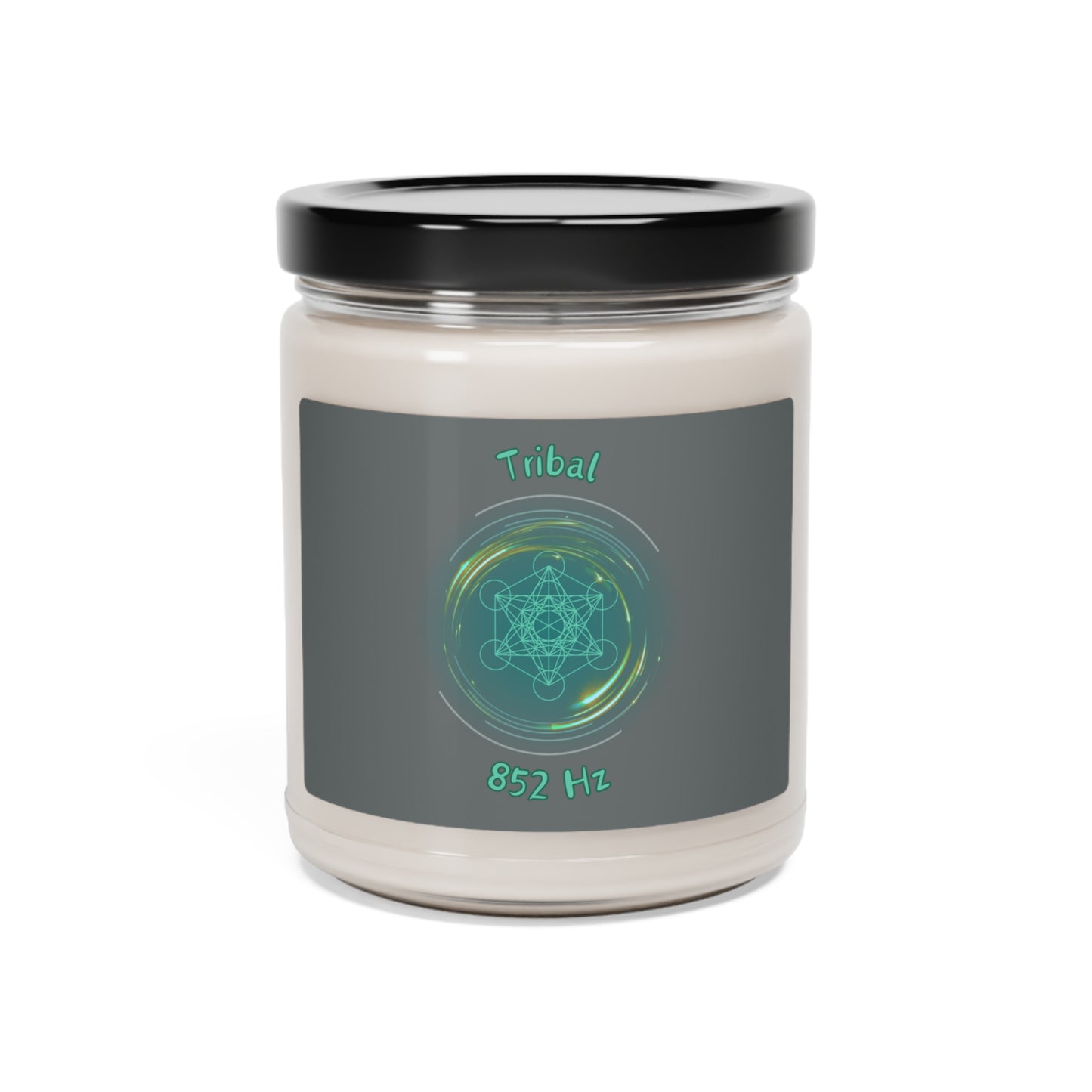 852 Hz Tribal (O1) Scented Soy Candle, 9oz