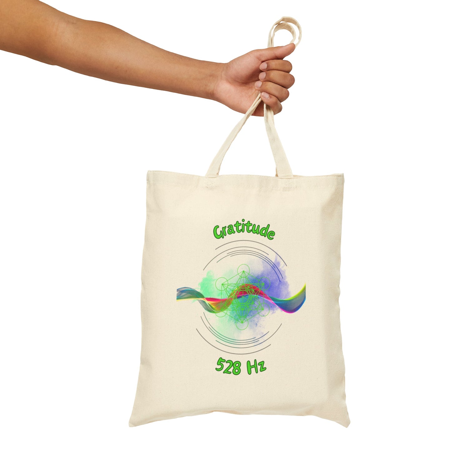 528 Hz Gratitude (W2) Tote Bag