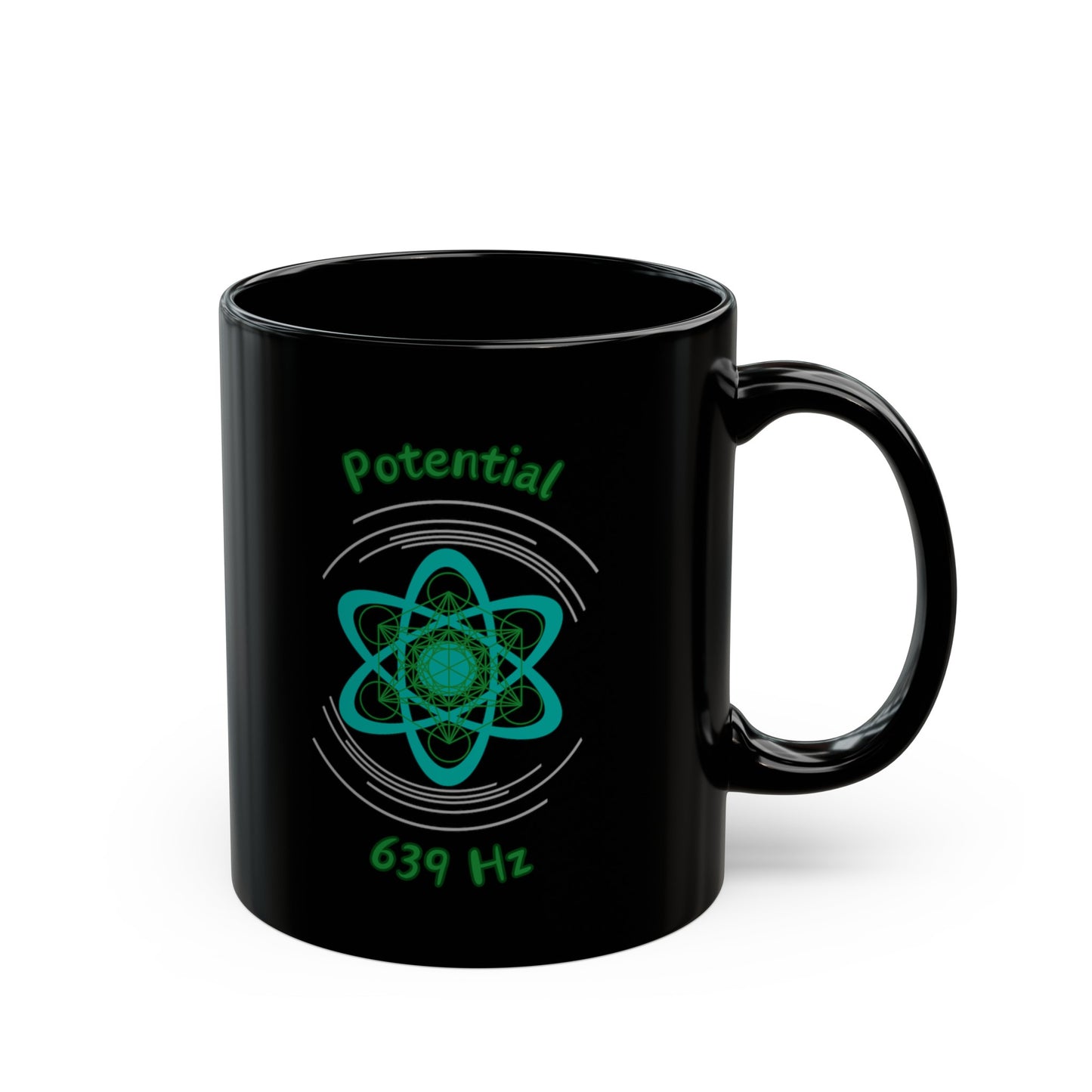 639 Hz Potential (O1) Black Mug