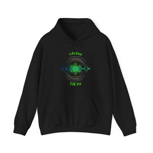 528 Hz +Action (W1) Hoodie