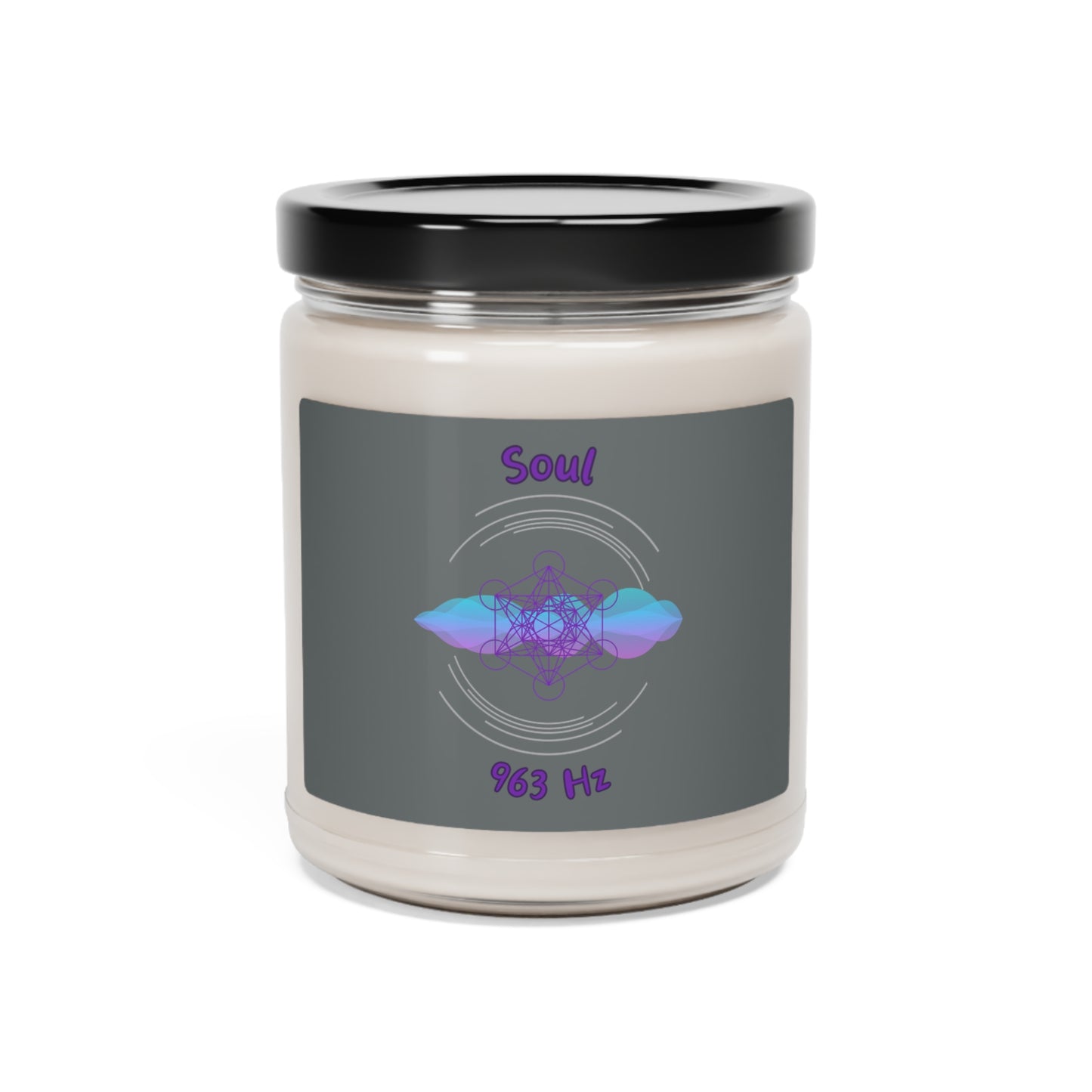 963 Hz Soul (W1) Scented Soy Candle, 9oz