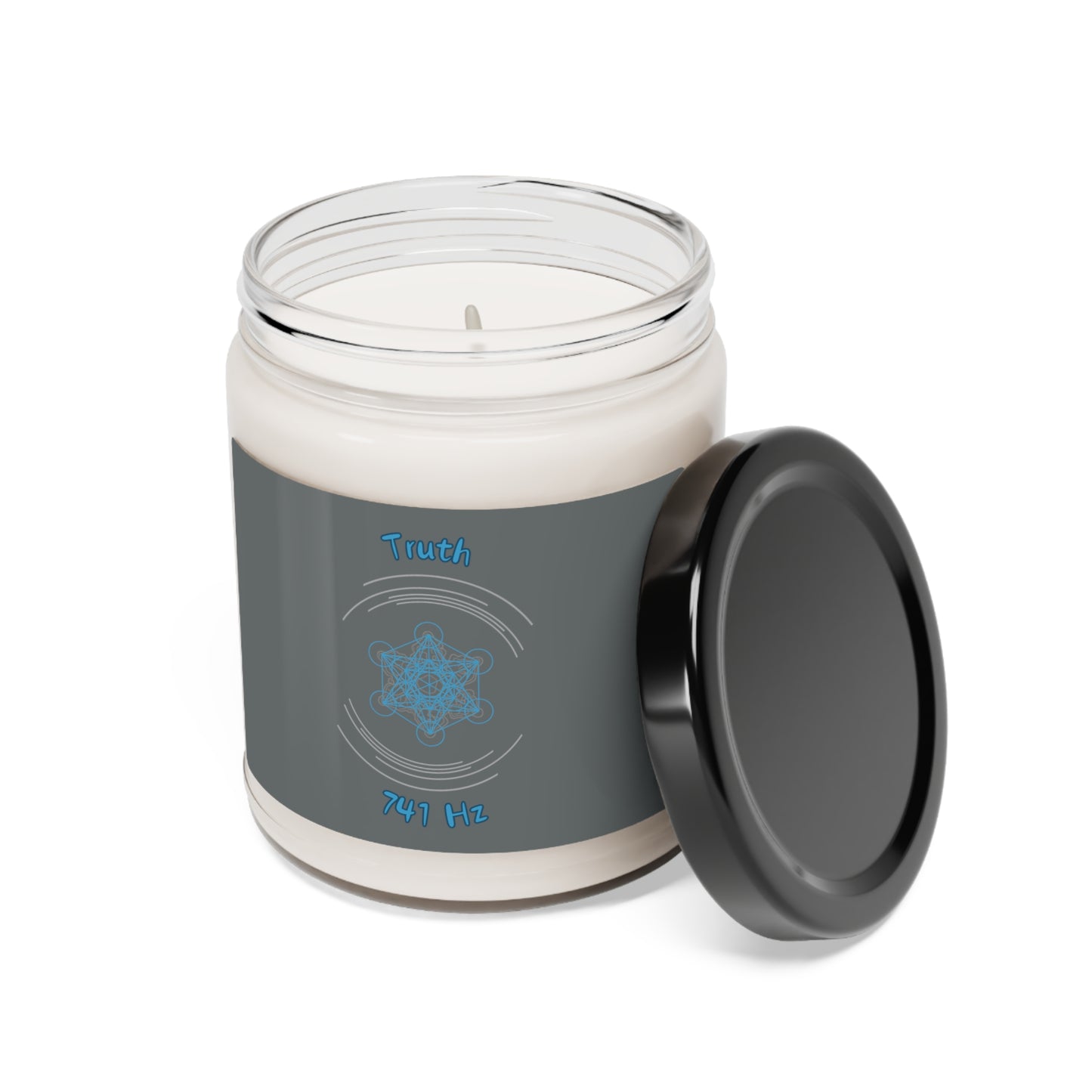 741 Hz Truth (C1) Scented Soy Candle, 9oz (Original Series - Crystal)