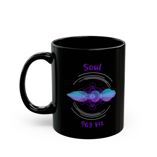 963 Hz Soul (W1) Black Mug