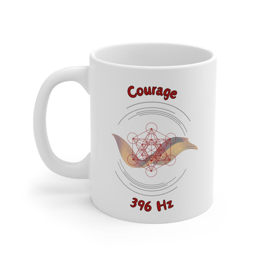 396 Hz Courage (W1) Mug