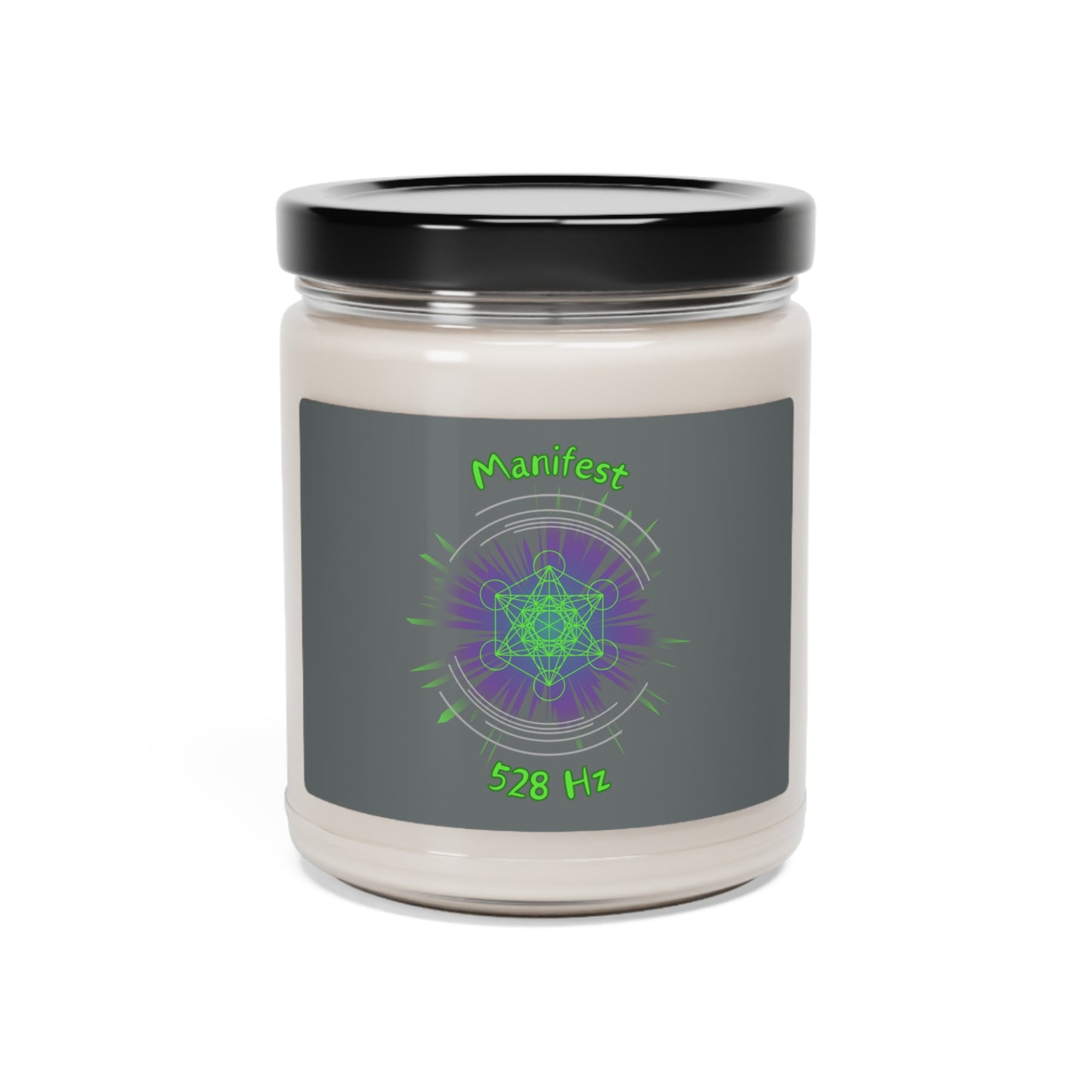 528 Hz Manifest (O1) Scented Soy Candle, 9oz