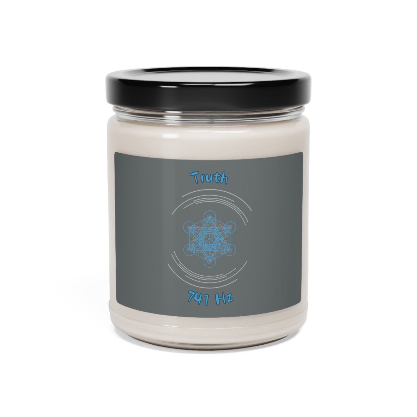 741 Hz Truth (C1) Scented Soy Candle, 9oz (Original Series - Crystal)