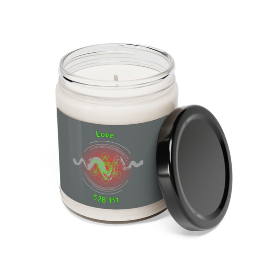 528 Hz Love (W1) Scented Soy Candle, 9oz