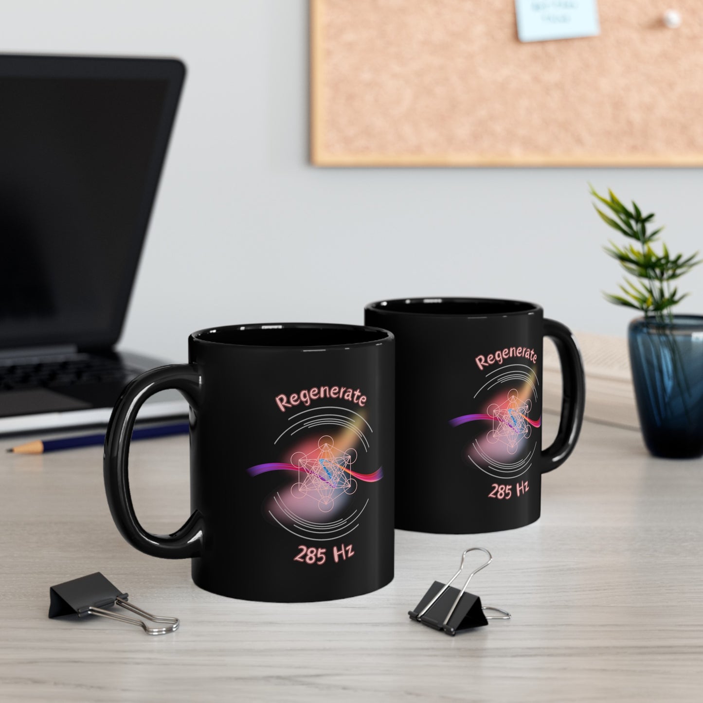 285 Hz Regenerate (W1) Black Mug