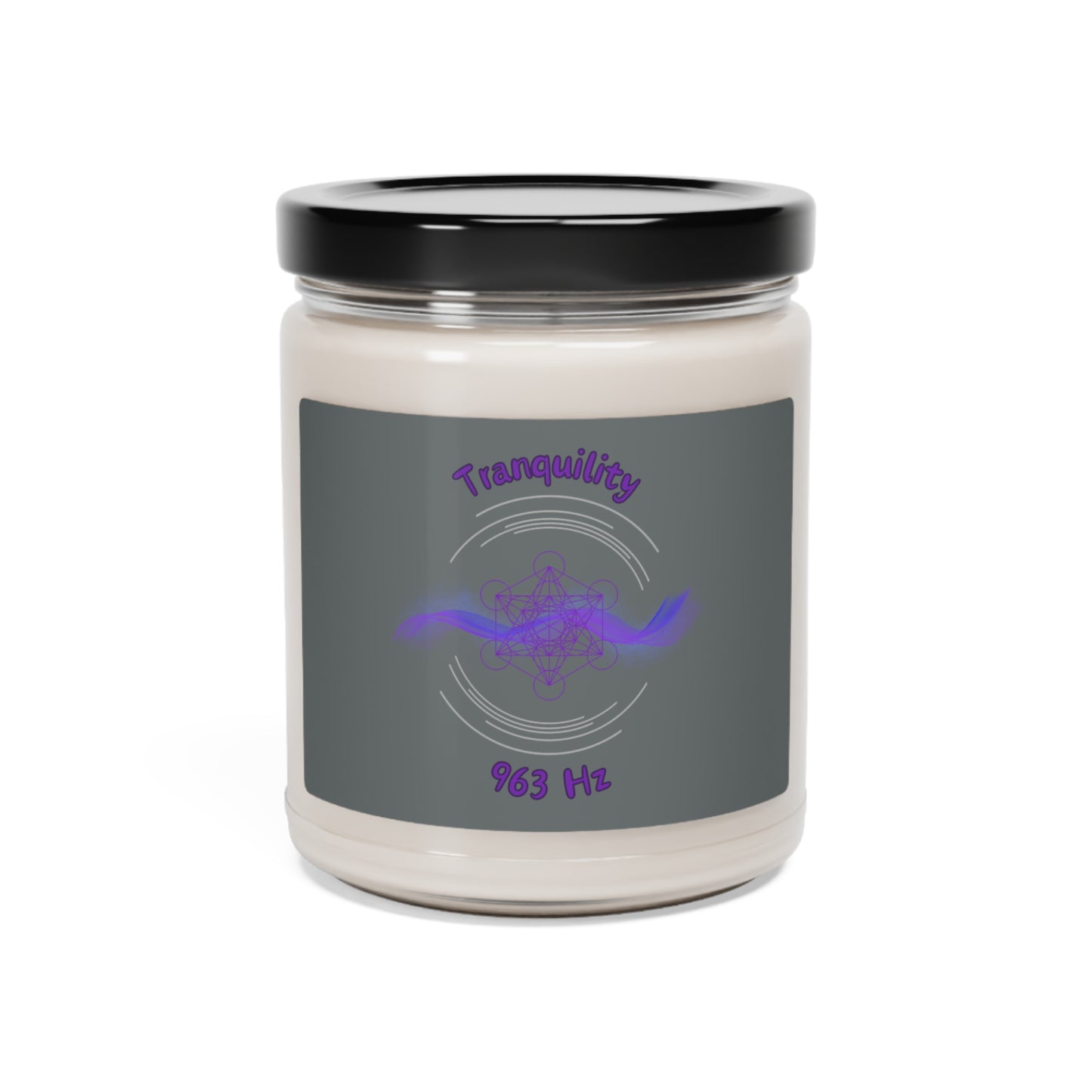 963 Hz Tranquility (W1) Scented Soy Candle, 9oz