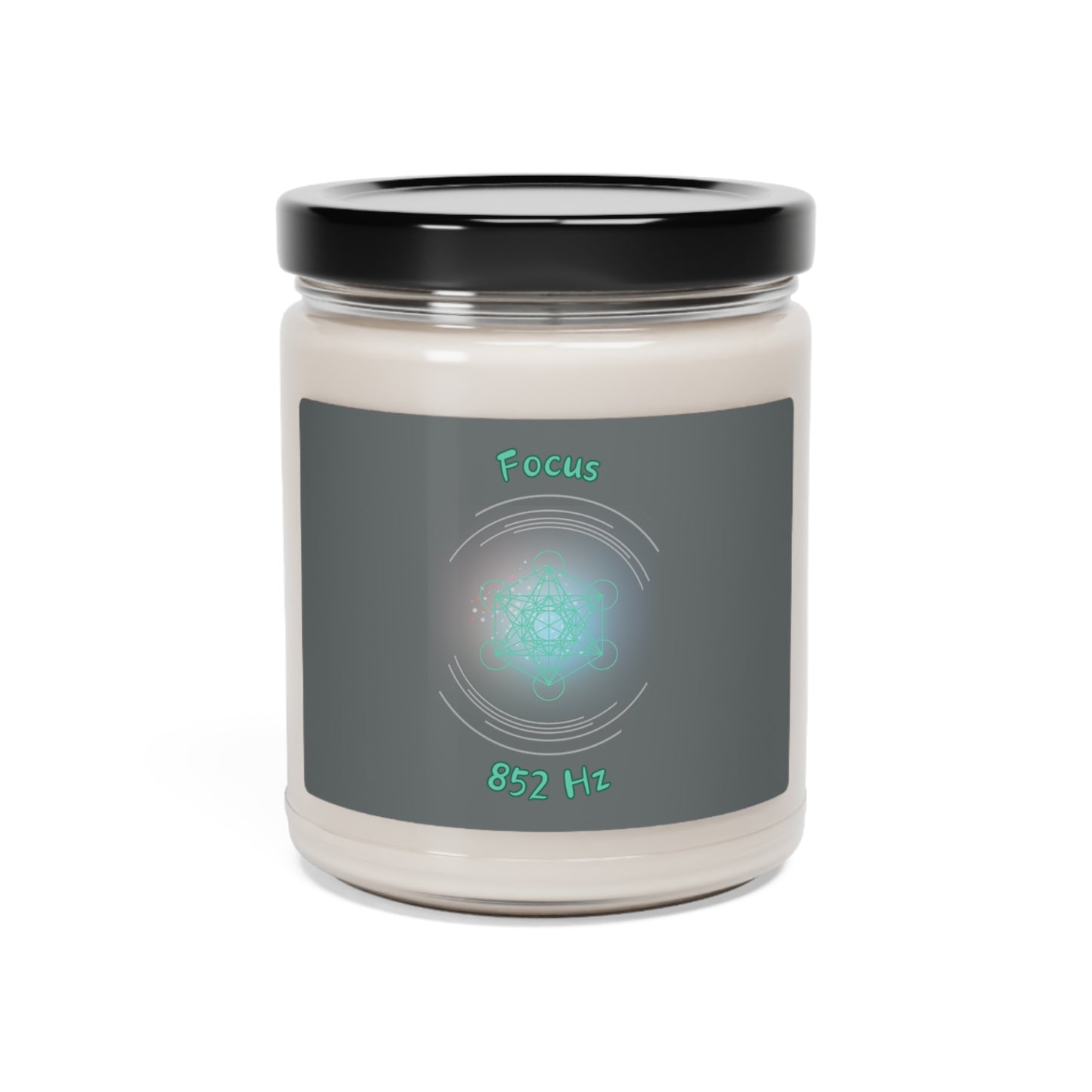 852 Hz Focus (O1) Scented Soy Candle, 9oz