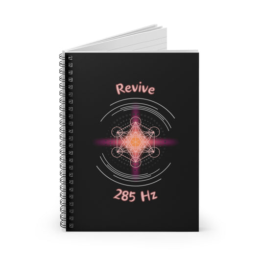 285 Hz Revive (O1) Spiral Notebook (Journal) - Ruled Line