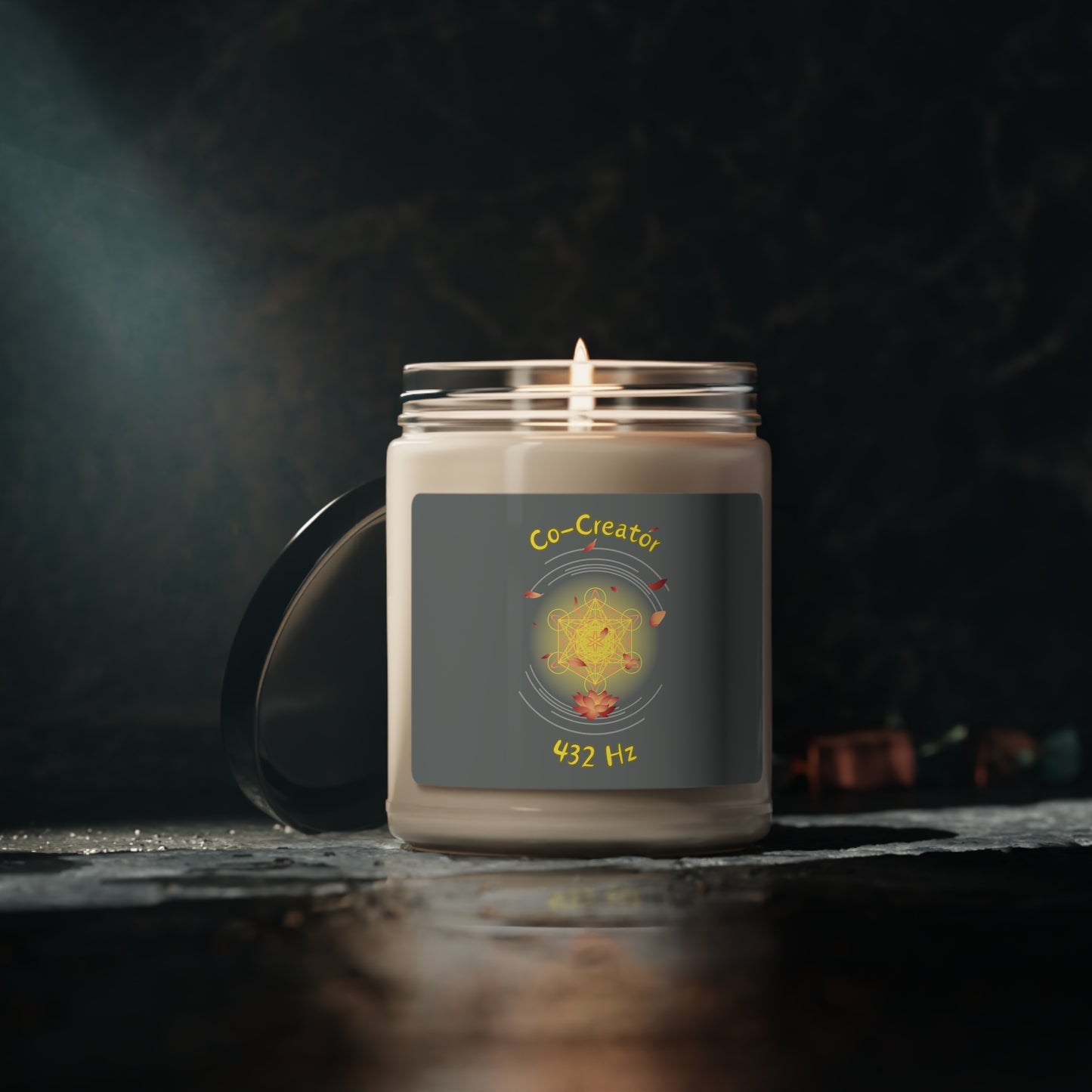 432 Hz Co-Creator (O3) Scented Soy Candle, 9oz