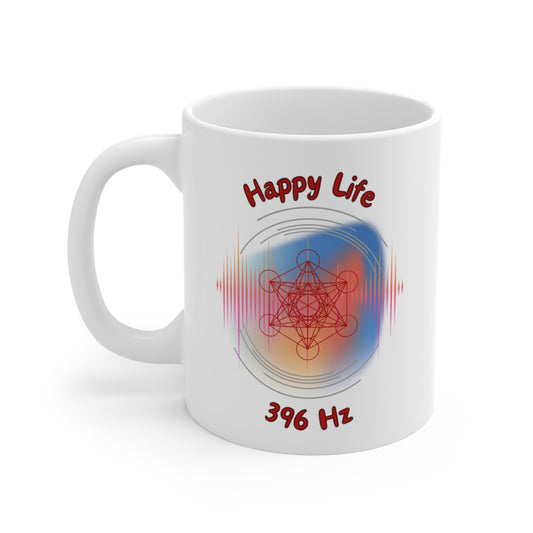 396 Hz Happy Life (W1) Mug