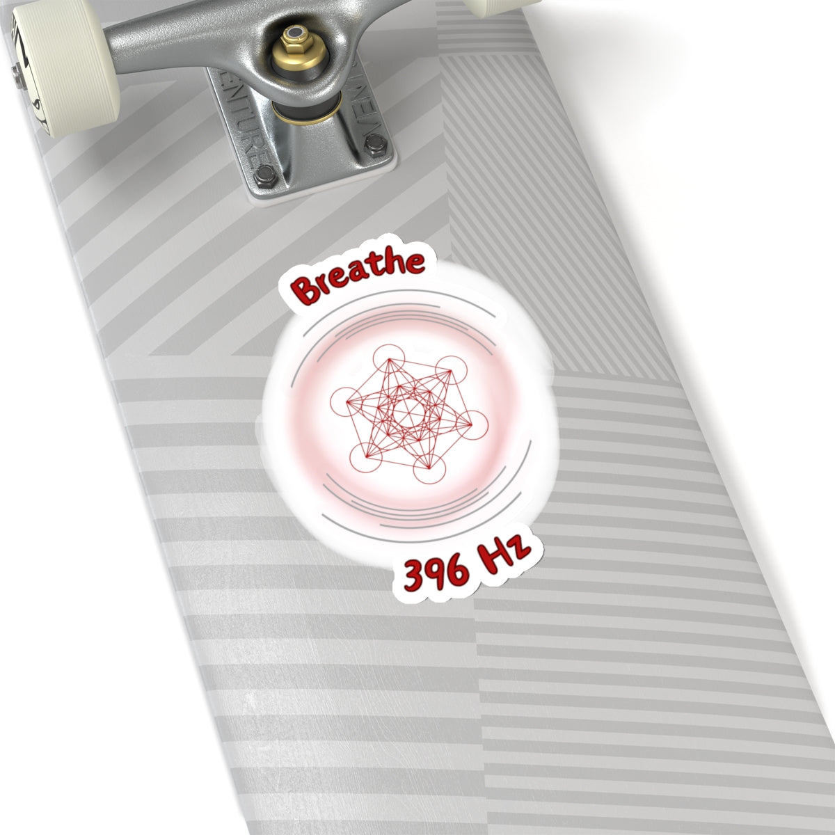 396 Hz Breathe (O1) Stickers