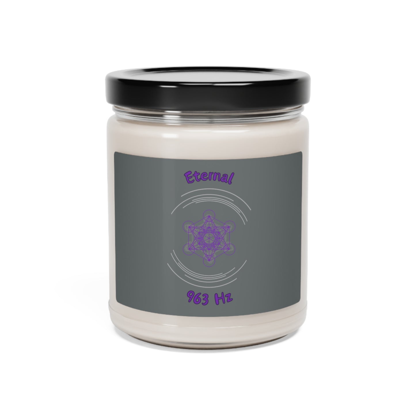 963 Hz Eternal (C1) Scented Soy Candle, 9oz (Original Series - Crystal)