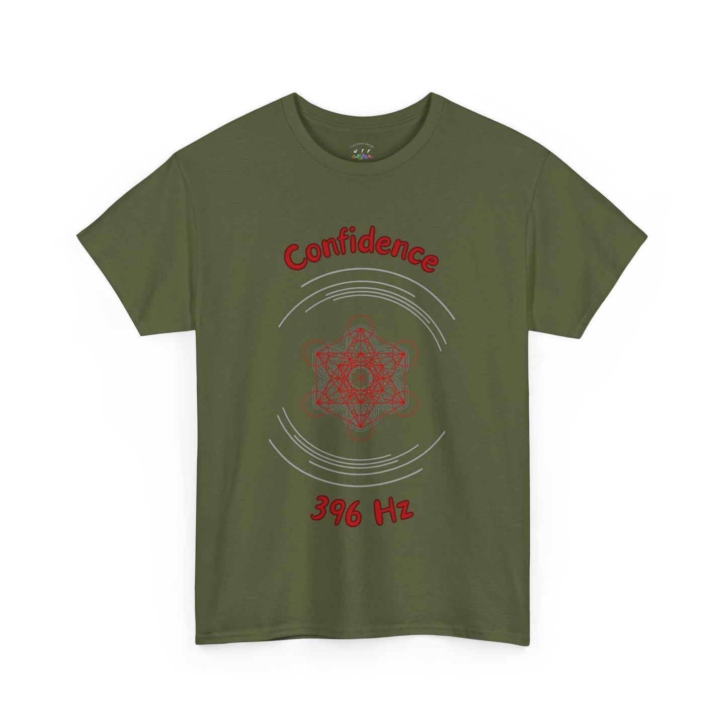 396 Hz Confidence (C1) T-Shirt (Original Series - Crystal)