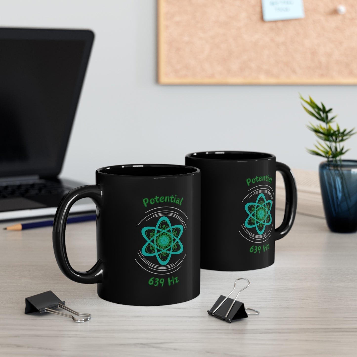 639 Hz Potential (O1) Black Mug