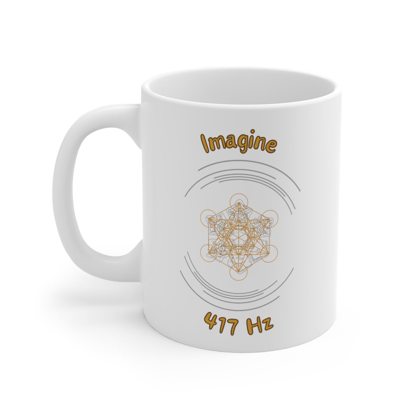 417 Hz Imagine (C1) Mug  (Original Series - Crystal)