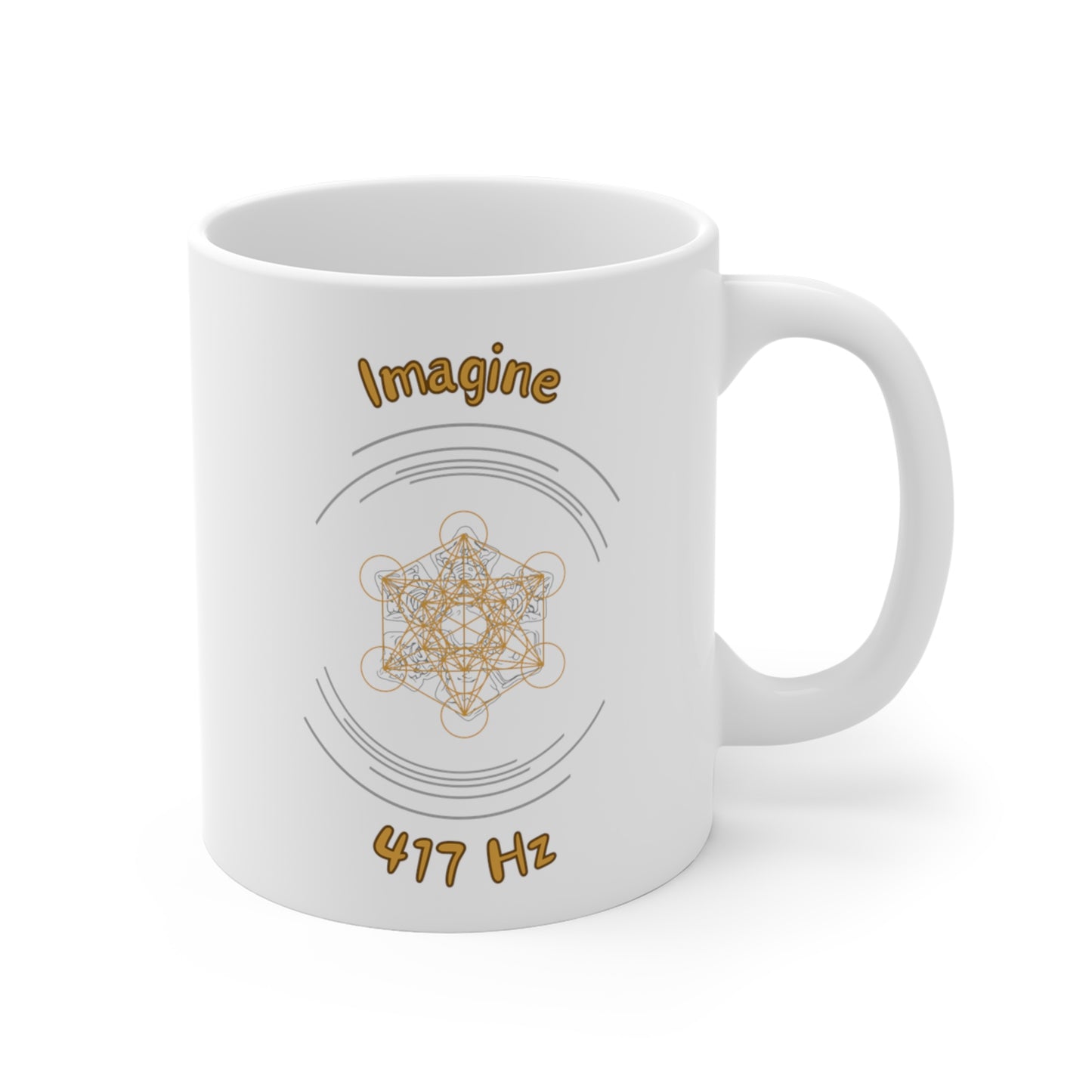 417 Hz Imagine (C1) Mug  (Original Series - Crystal)