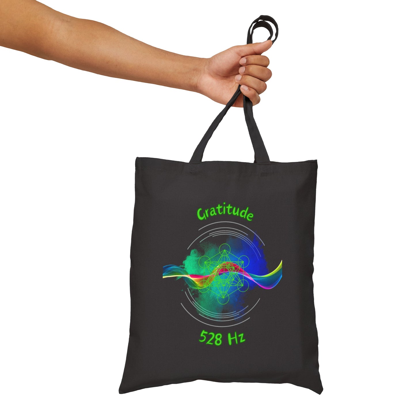 528 Hz Gratitude (W2) Tote Bag