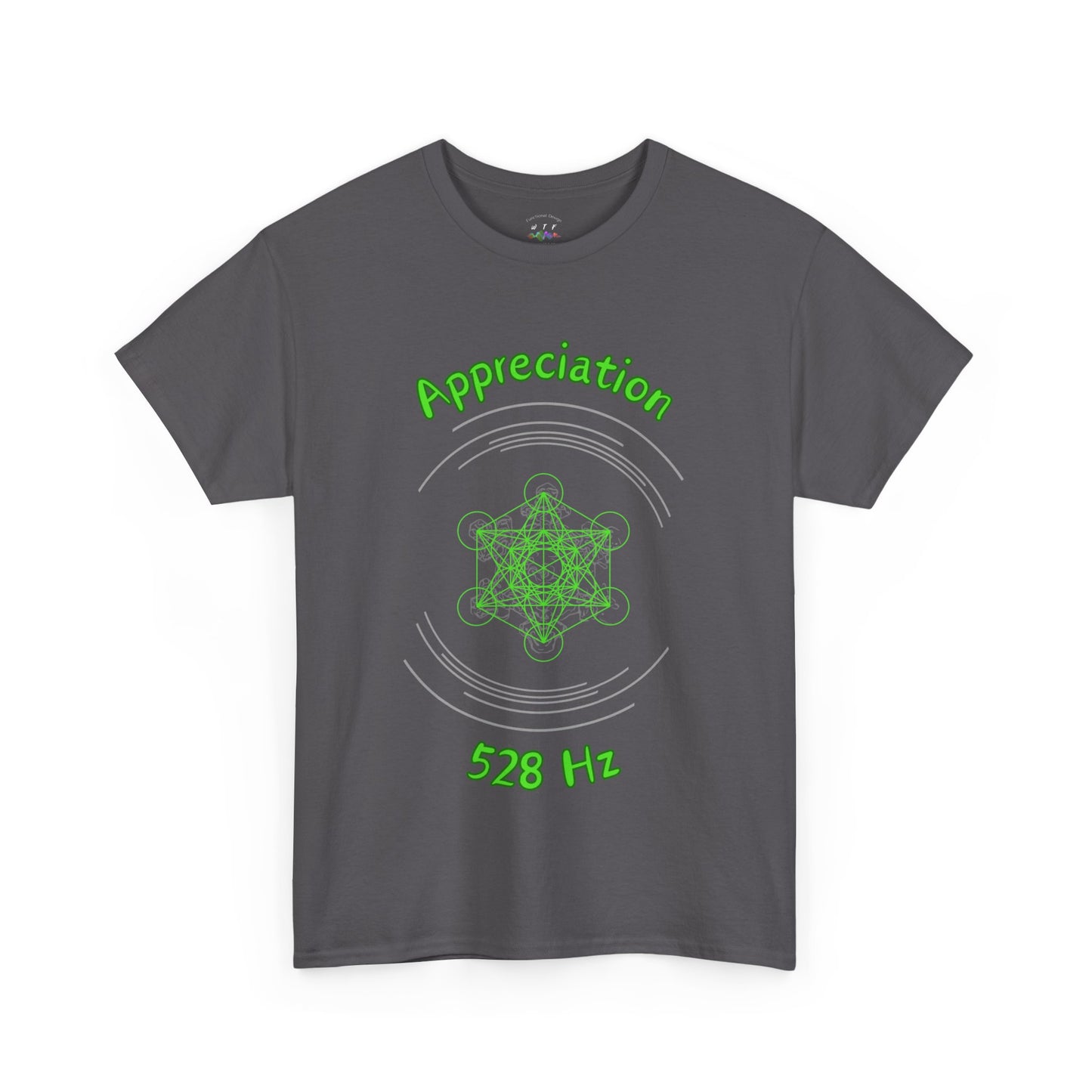 528 Hz Appreciation (C1) T-Shirt (Original Series - Crystal)