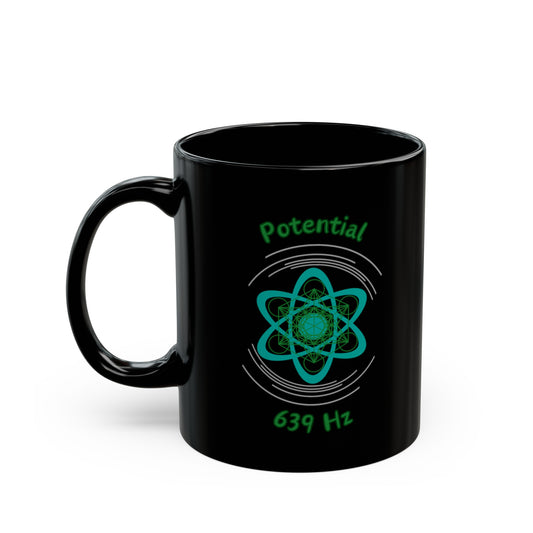 639 Hz Potential (O1) Black Mug