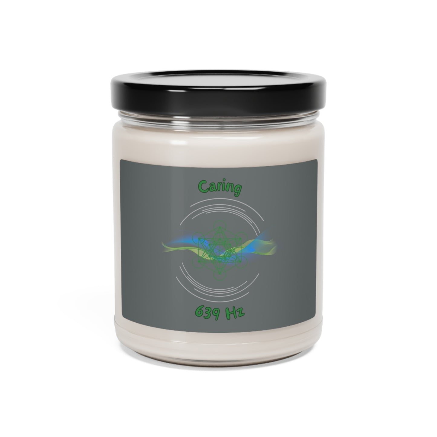 639 Hz Caring (W1) Scented Soy Candle, 9oz