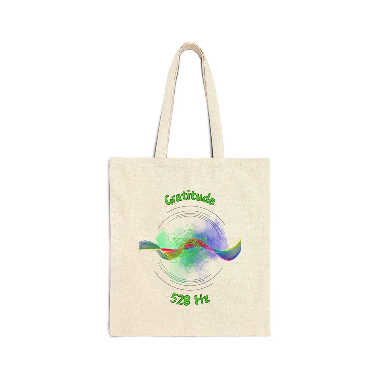 528 Hz Gratitude (W2) Tote Bag