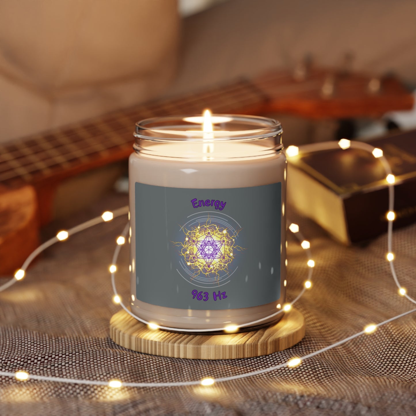 963 Hz Energy (O3) Scented Soy Candle, 9oz