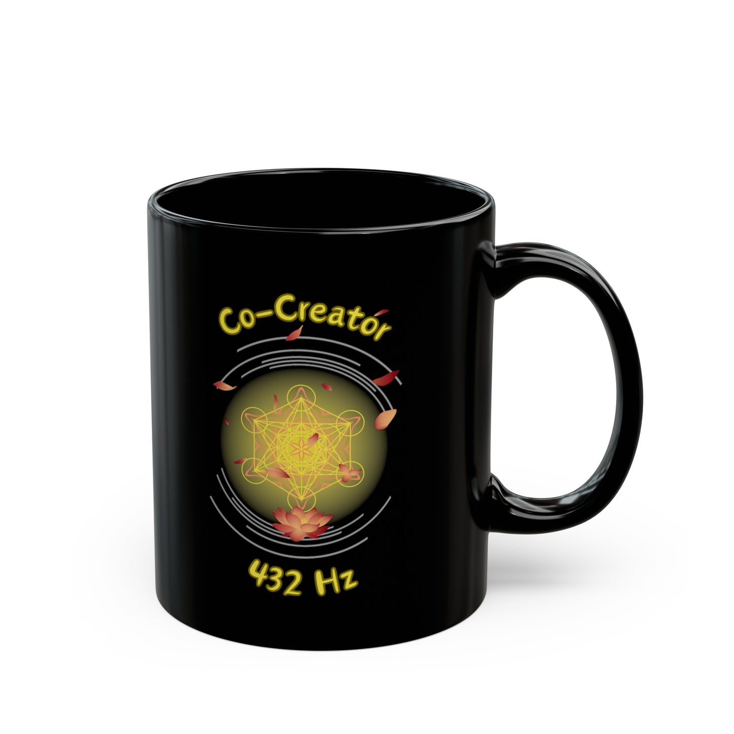 432 Hz Co-Creator (O3) Black Mug