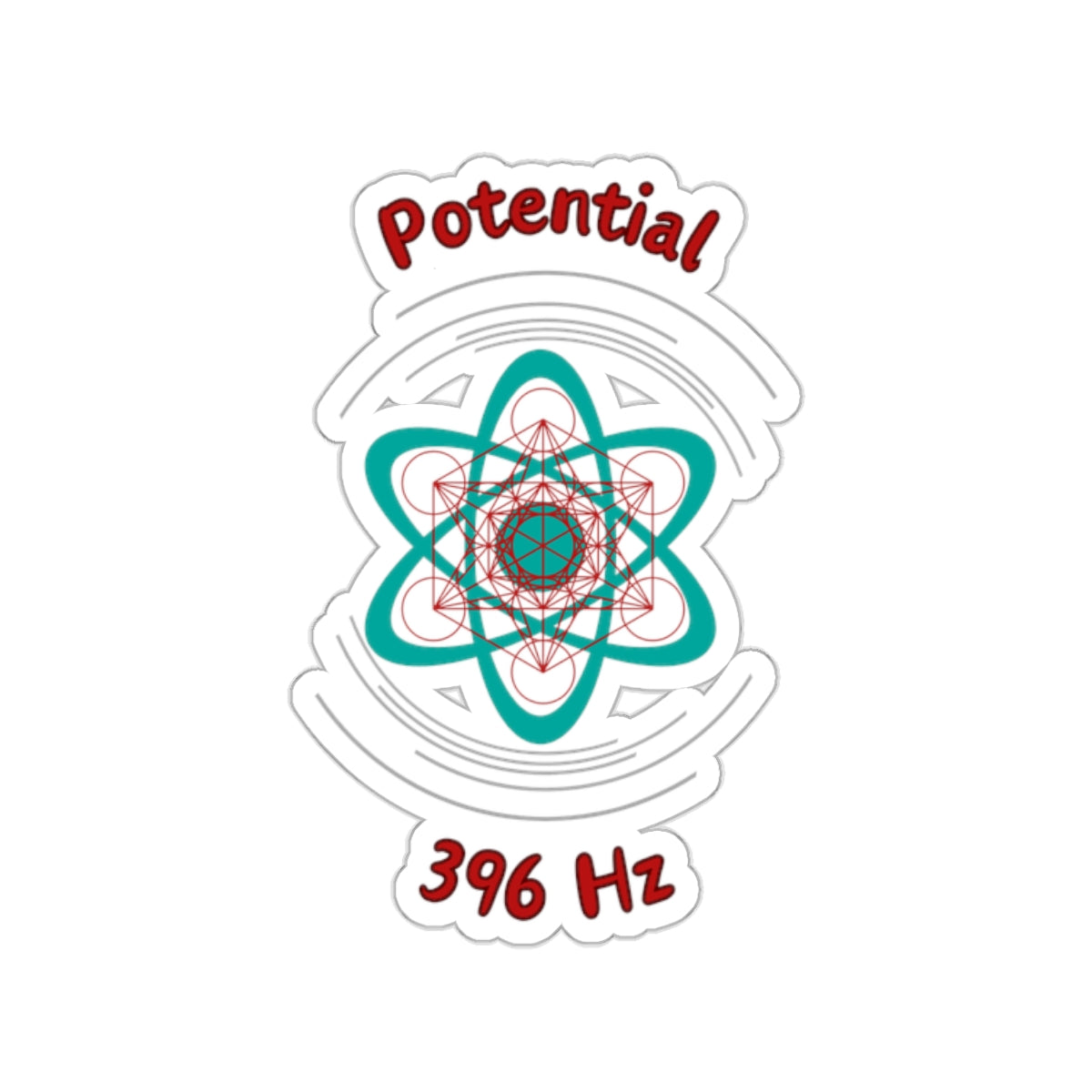 396 Hz Potential (O1) Stickers