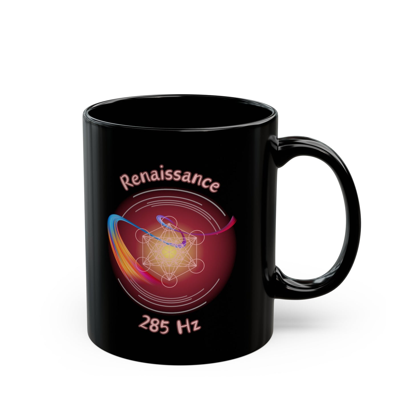 285 Hz Renaissance (W1) Black Mug