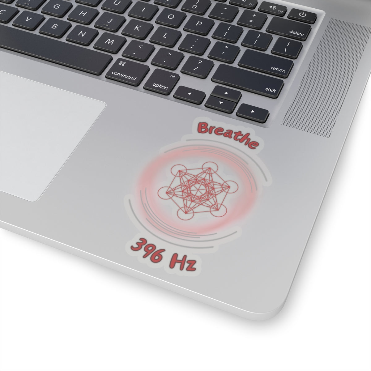 396 Hz Breathe (O1) Stickers