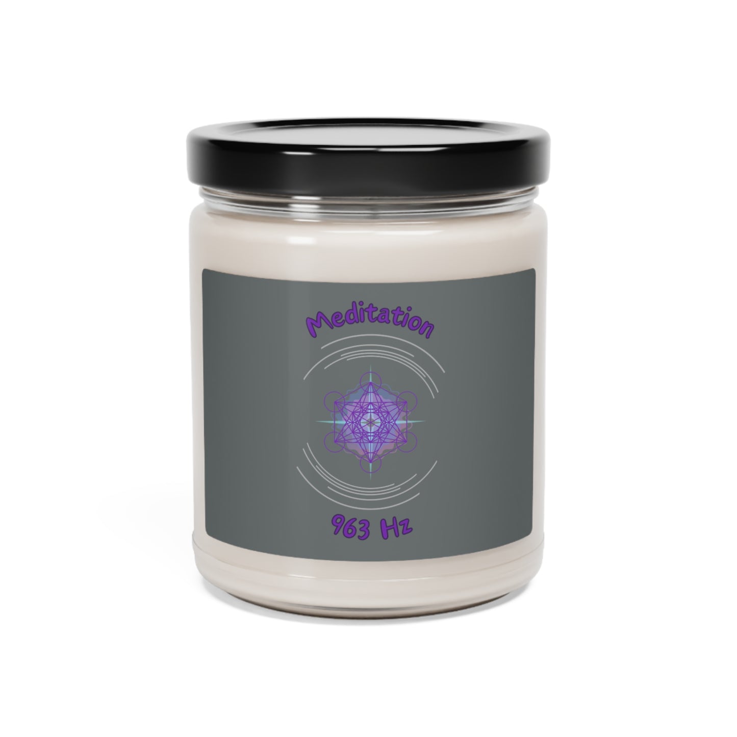 963 Hz Meditation (O1) Scented Soy Candle, 9oz