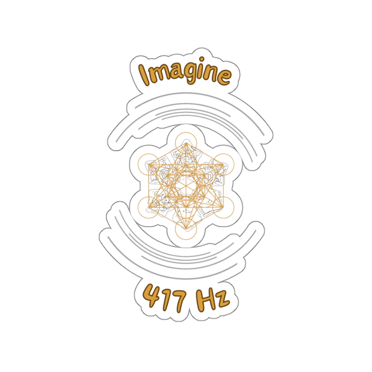 417 Hz Imagine (C1) Stickers (Original Series - Crystal)