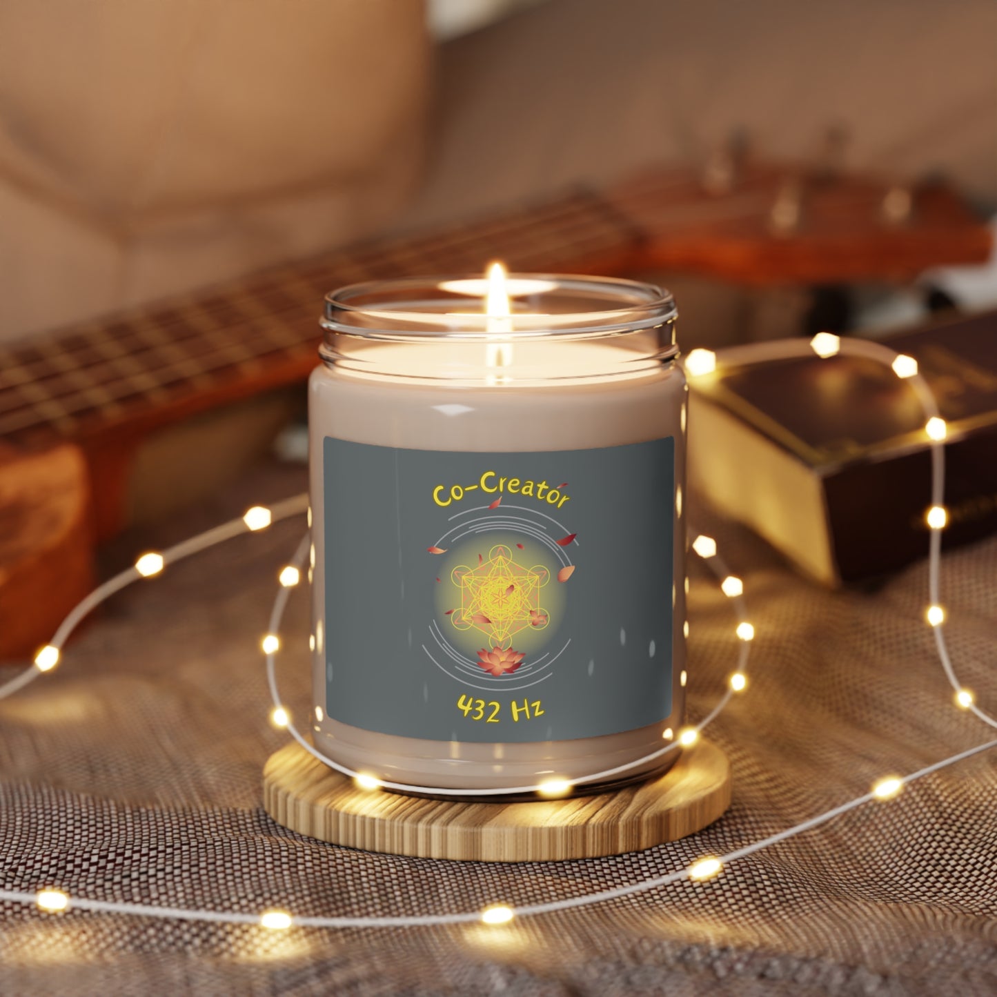 432 Hz Co-Creator (O3) Scented Soy Candle, 9oz